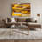 Hard Edge 44 Brown Canvas Wall Art