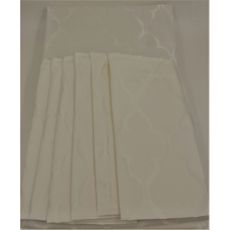 Watchet 7 Piece Dining linen set, Ivory