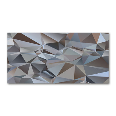 Abstraction Triangles - Wrapped Canvas Print