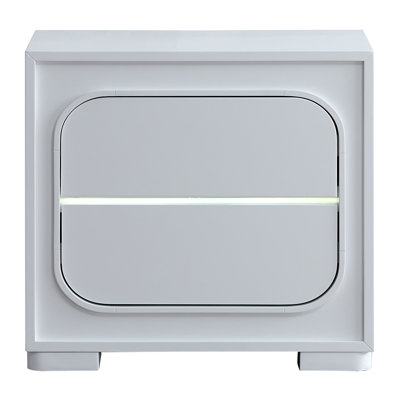 Milan 07FFB26F5D774BE497C64880949CC261 NIGHTSTAND , White