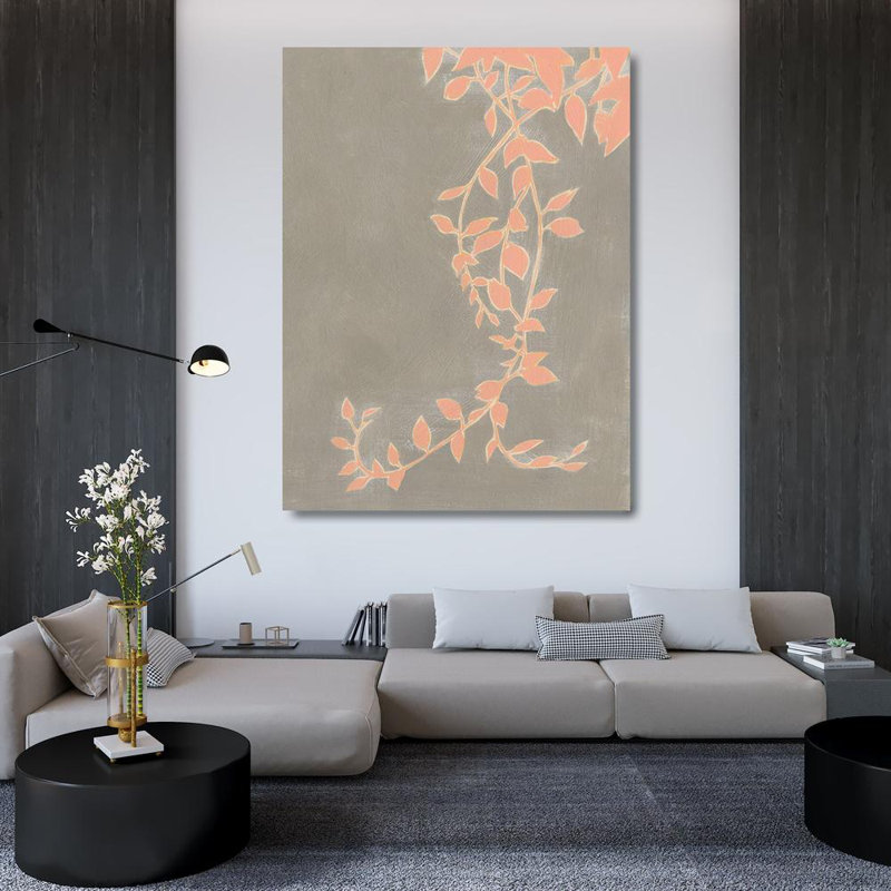 Art sur toile tendue Art Gallery, Corail Pothos II, H 47 po x l 36 po
