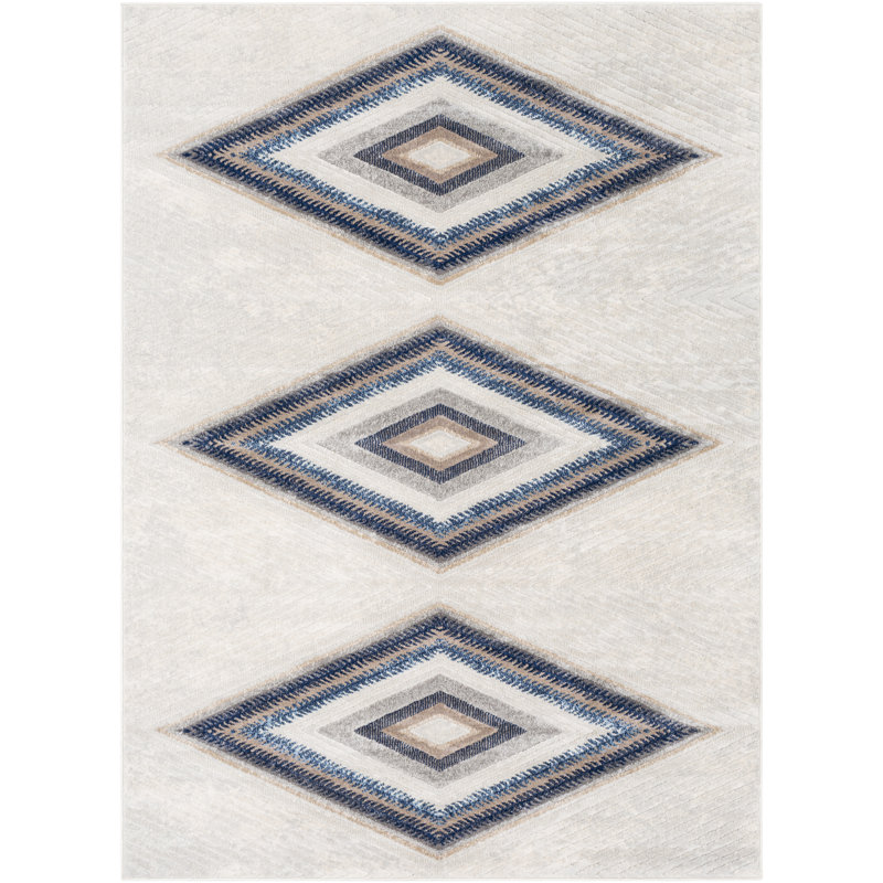 Flatweave Southwestern Indoor Rug, Rectangle 5'3" x 7'3"