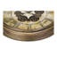 Horloge, horloge murale ronde 23 po, mécanisme d'engrenage, brun antique, transitionnel-1384870434