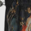 Rouge et or feu de marbre VI - Rideau abstrait occultant avec peinture abstraite - 1 panneau-107824718