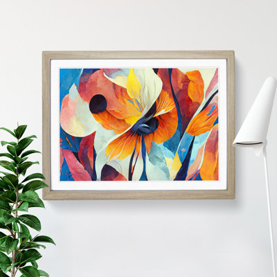 Artistic Floral Abstract Vol.4 - Single Picture Frame Print