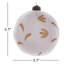 3.1'' Solid Glass Annual Ornament Ball Ornament