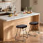 Tabouret court en bois massif 18,5 po Underclift-1289527971