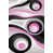 Rose / gris / noir