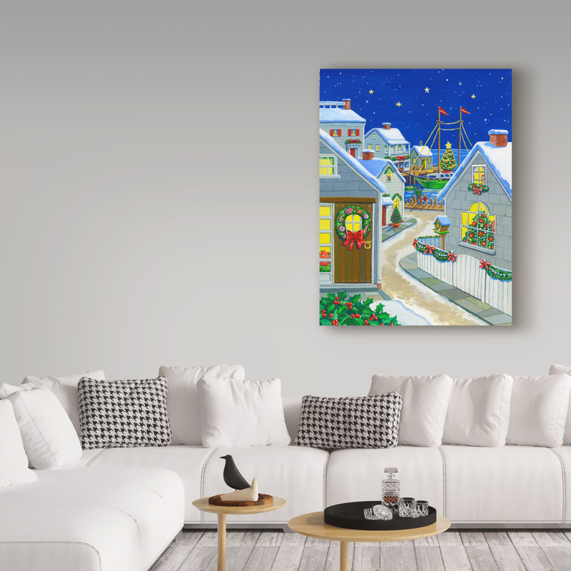 «All Is Bright» par Hollifield, reproduction d'art sur toile tendue, H 19 po x l 14 po x P 2 po