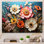 «White Pink Wildflowers Natures Symphony III», reproduction d'art sur toile