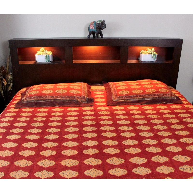 Cotton Geometric Shapes Duvet Cover, King Duvet Cover