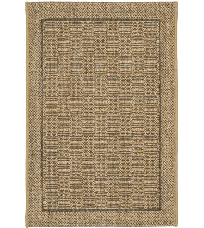 Girard Beach Jacquard Weave Sisal & Jute Geometric Rug