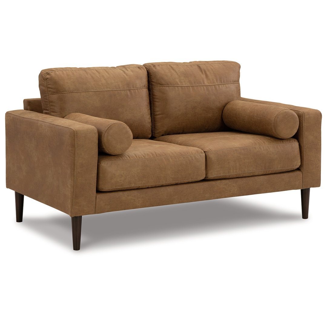 60'' Faux Leather Loveseat Latitude Run®