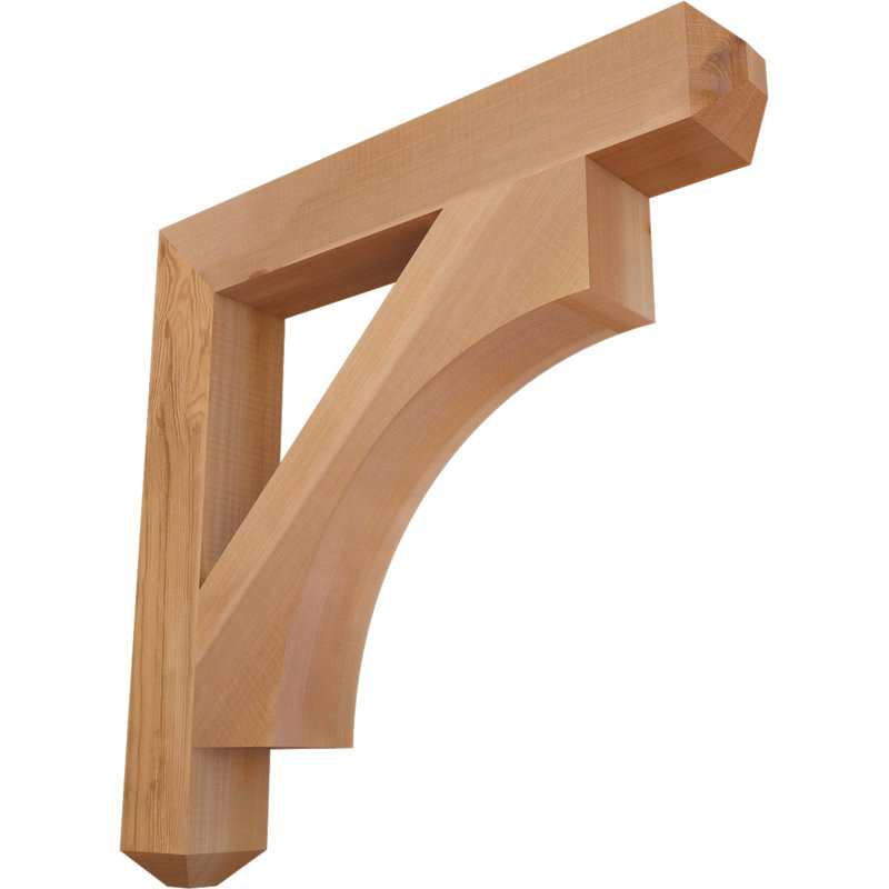 Support l 3 3 po x P 24 po x H 24 po Westlake Craftsman, H 24 po x l 3,5 po x P 24 po, Cèdre rouge de l'Ouest, Lisse