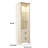 Lando 20.35 " W Glass China Cabinet