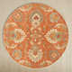 Aaron Oriental Hand-Tufted Wool Terracotta/Orange/Dusty Sage Area Rug