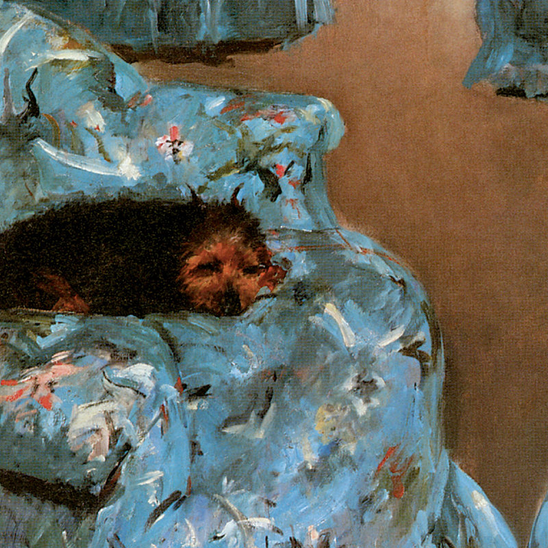 Little Girl In A Blue Armchair, 1878 Print by Mary Cassatt, 20.5" H x 26.5" W x 1.75" D