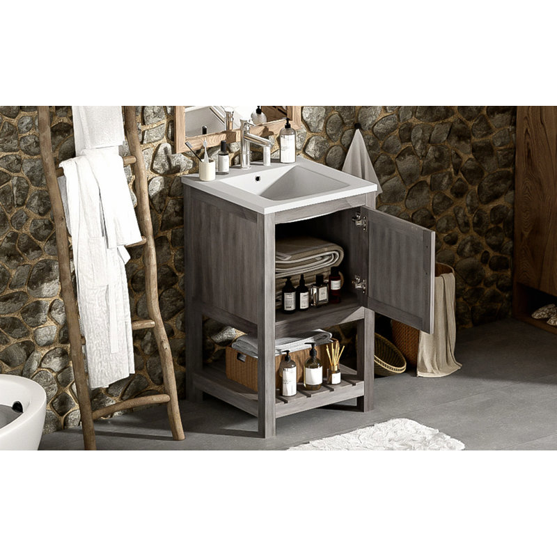 Meuble-lavabo 16 po