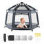Parc portatif pour bébé intérieur et extérieur avec pare-soleil UPF 50+