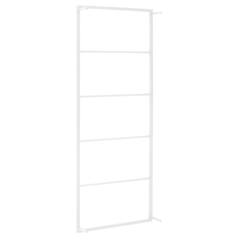 Argene Steel Wall Mounted Towel Rail, White