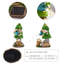 Statues de jardin en résine avec gnome en résine