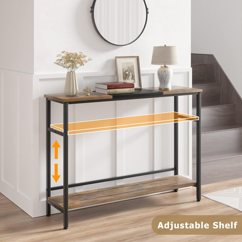 Balley 39.4'' Console Table, Brown