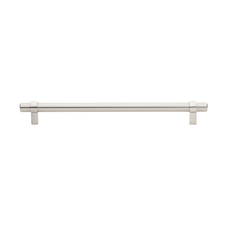 GlideRite Solid Bar Pull, Stainless Steel, 9", 1
