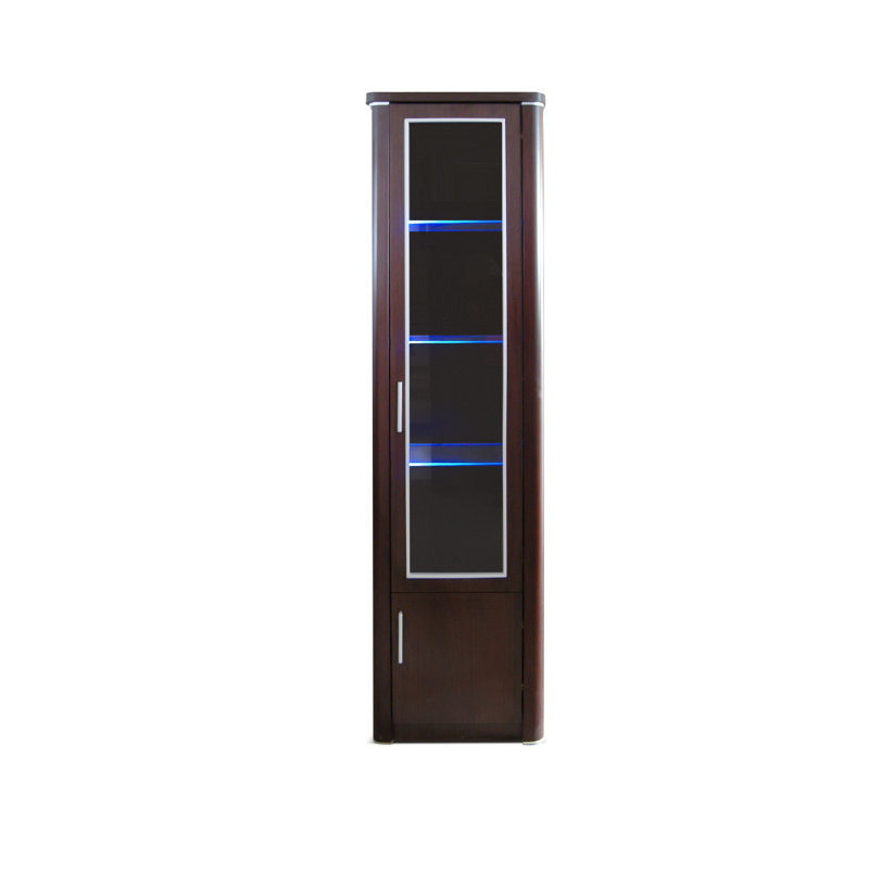 LED Bookcase with Single Door