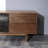 Modern simple black walnut TV cabinet-105967535