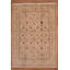 Tapis en laine beige noué à la main Original Original
