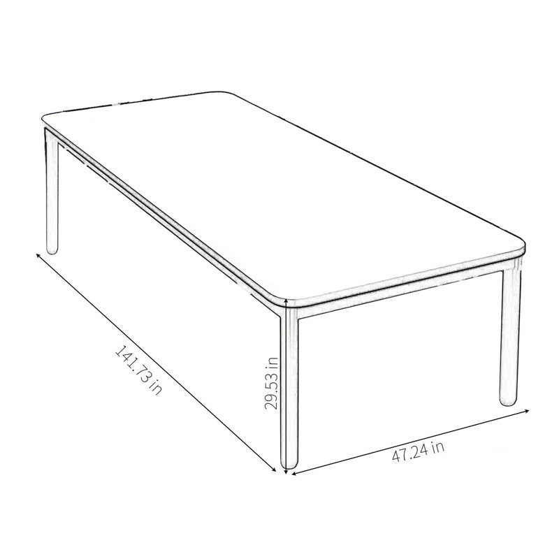 Gissette, H 29,53 po x l 141,73 po x P 47,24 po