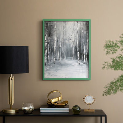 Paysages de la série XCI - reproduction encadrée de qualité supérieure - prête à être accrochée - aucun clou requis