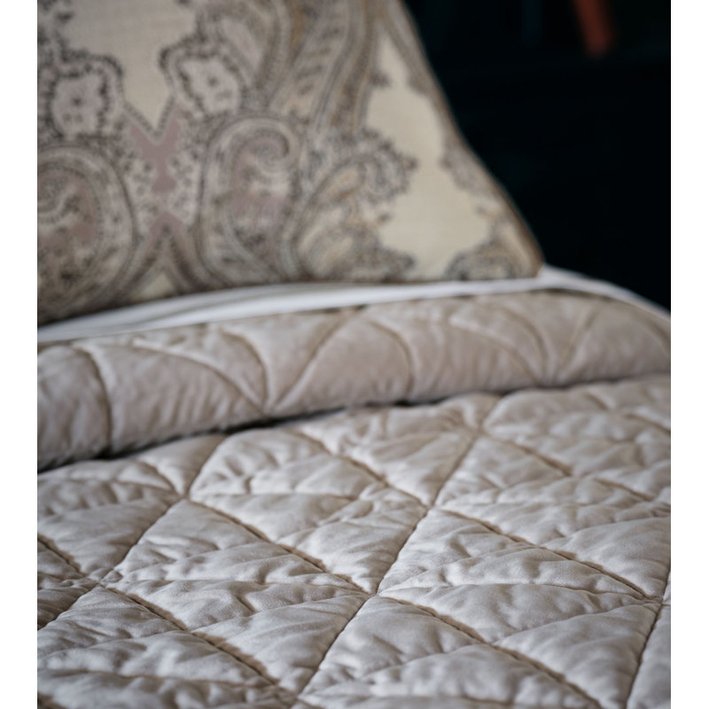 Theo Percale Coverlet Set, Super King Coverlet + 2 Shams