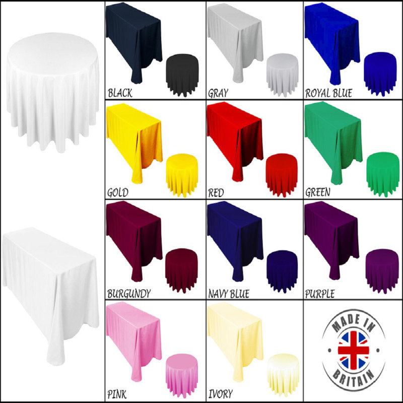 Polyester Tablecloth, 108cm W x 108cm L