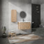 Meuble-lavabo mural élégant avec rangement abondant et design attrayant