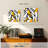 Avery Black And Yellow Lines-109366525