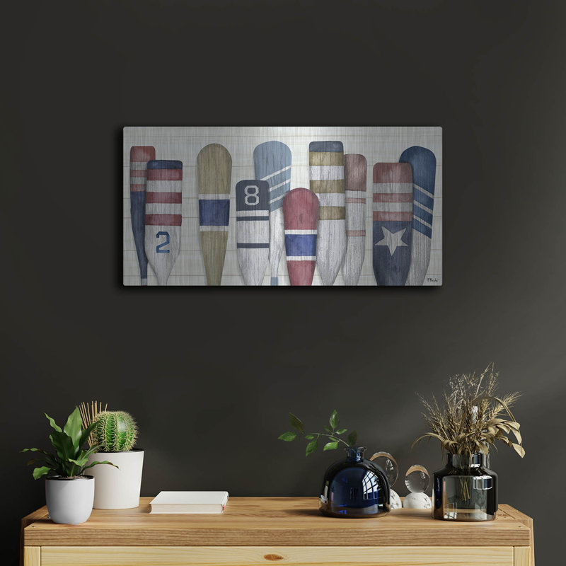 «Port Oars Horizontal» par Paul Brent, H 12 po x l 24 po
