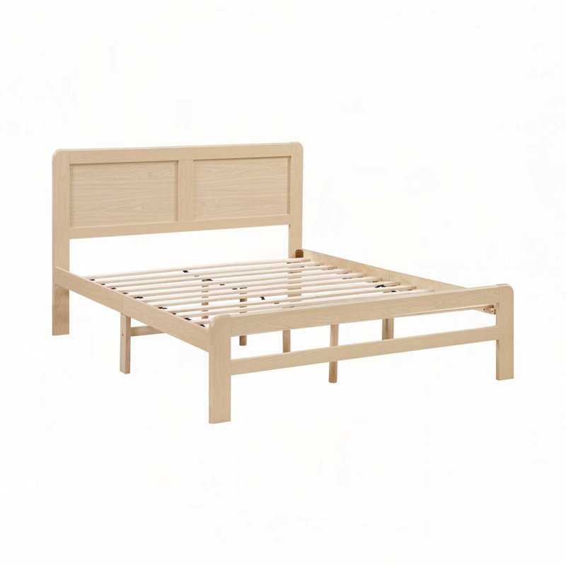 Lit plateforme en bois, Grand lit