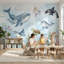 Décoration murale fantaisiste sous-marine marine-1142554940-1142554937