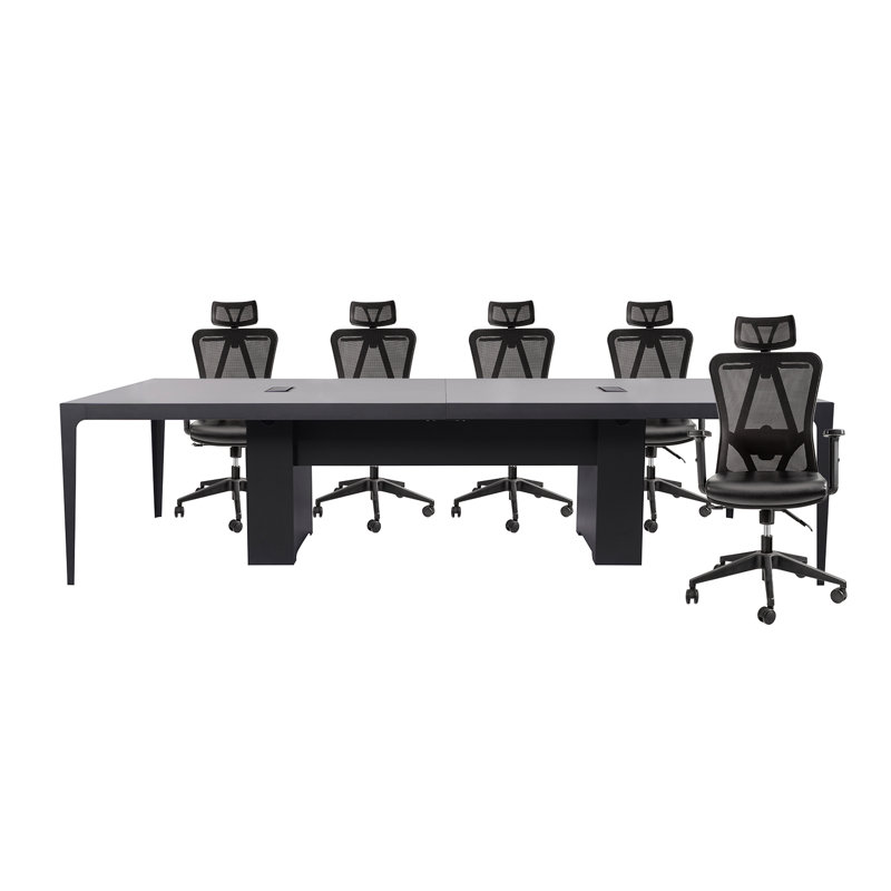YY-C0228-36 Table de réunion, Noir
