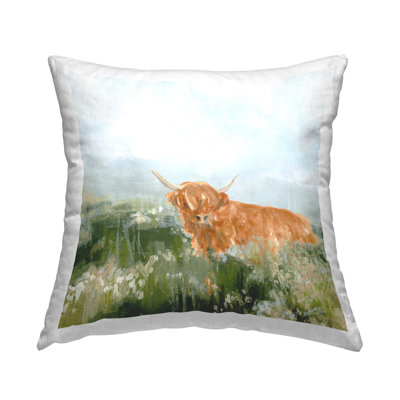 Conception de coussin décoratif Highland Clever Abstraction par June Erica Vess