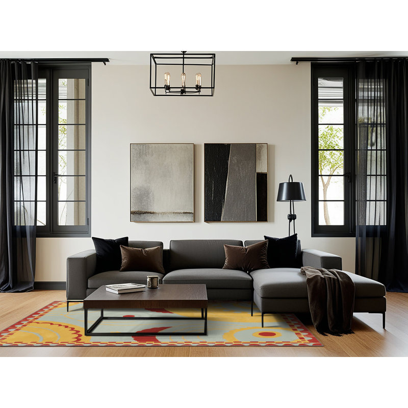 Witty Streak Rug, Rectangle 3' x 5'