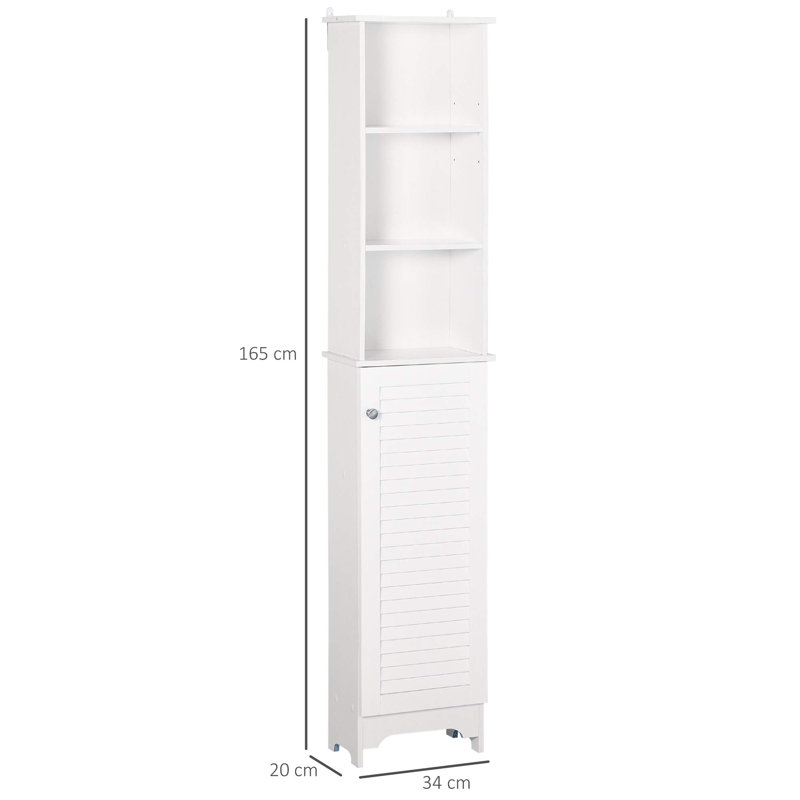 Neely Badezimmer Hochschrank Mit Höhenverstellbarem Regal