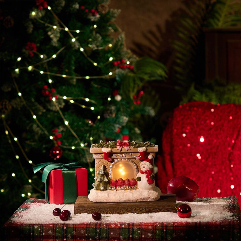 Décoration de Noël bonhomme de neige avec lumières DEL