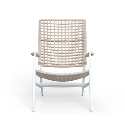 Chaise de patio en aluminium thermolaqué Bahia