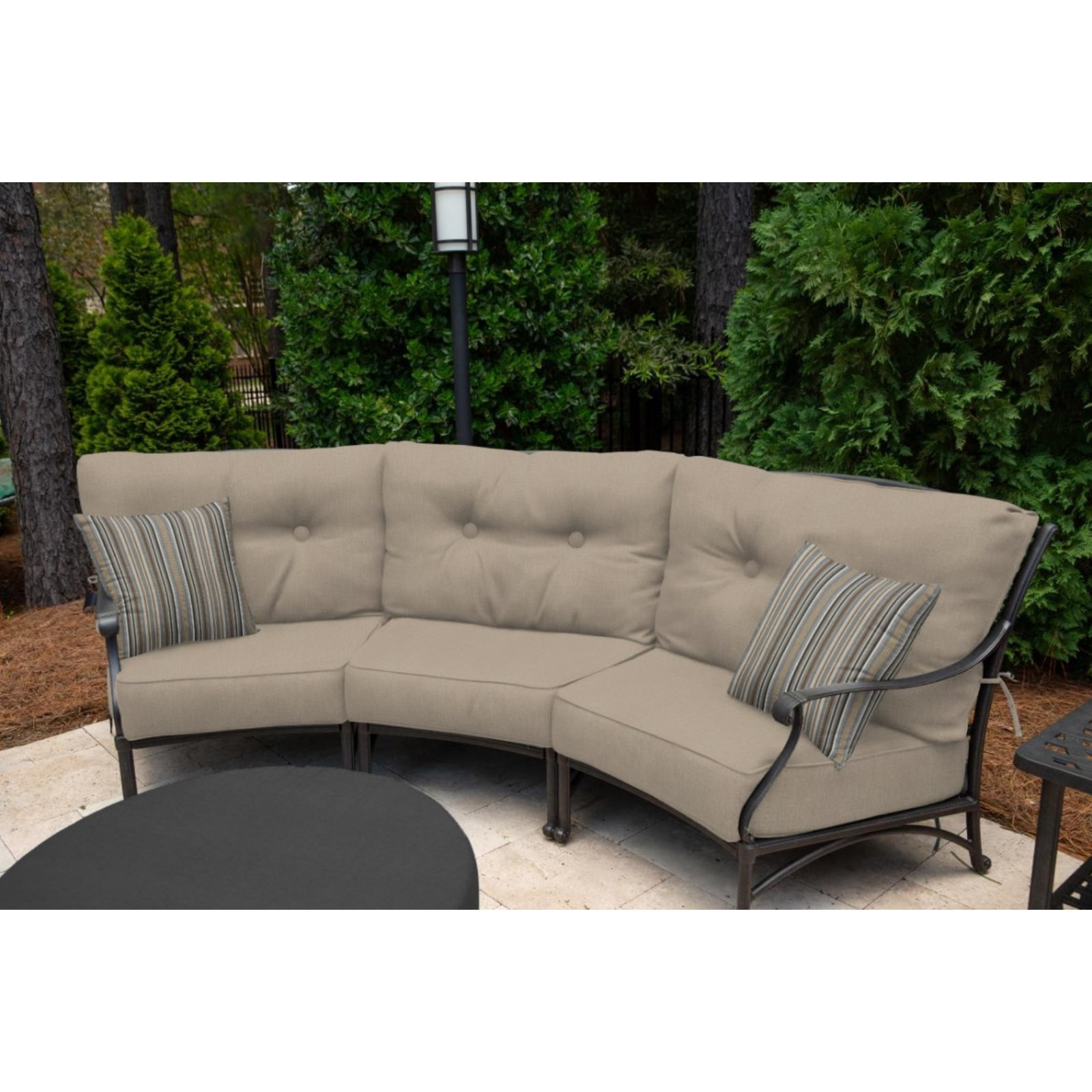  Outdoor Square Pillow Cover & Insert, 20"H x 20"W, Cultivate Stone