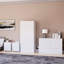 Tanino 4 Piece Bedroom Set (2 Drawer Large Bedside Chest X2, 6 Drawer Chest, 2 Door 2 Drawer Wardrobe)-1410178655