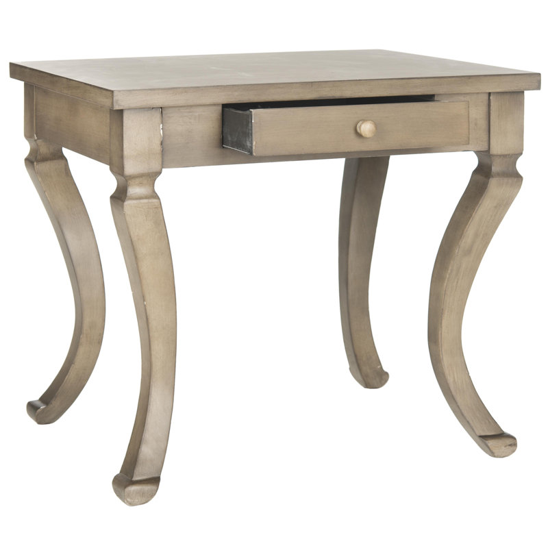 End Table with Storage, Saddle Brown