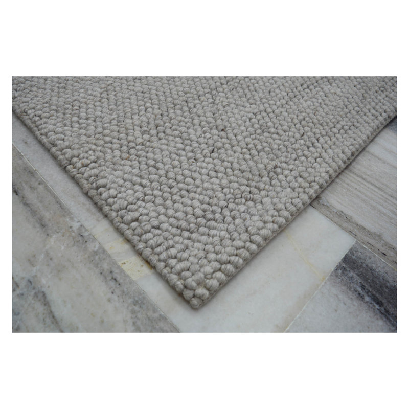 Tapis en laine tissée à la main et en viscose douce Bedford