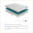 Mattresses, Queen Size Firm Gel-Infused Memory Foam Mattress in a Box, Snow White | Foam | Queen